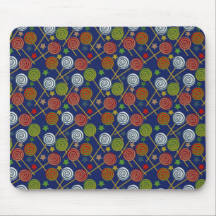 Candy pattern Lollies pattern lollipop 17 Mouse Mat