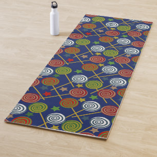 Candy pattern Lollies pattern lollipop 17 Yoga Mat