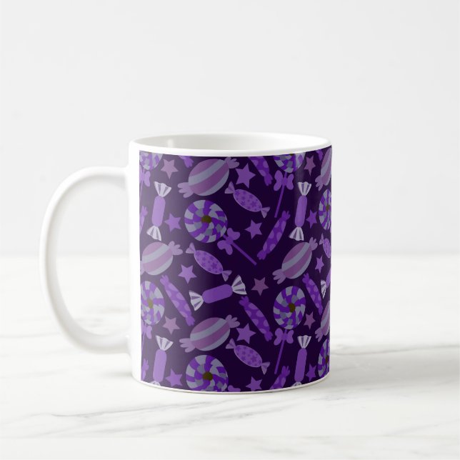 Candy pattern | Lollies pattern | lollipop 20 Coffee Mug (Left)
