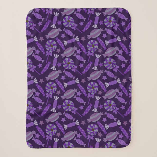 Candy pattern | Lollies pattern | lollipop 20 Sherpa Blanket (Front)