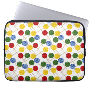 Candy pattern   Lollies pattern   lollipop 21 Laptop Sleeve