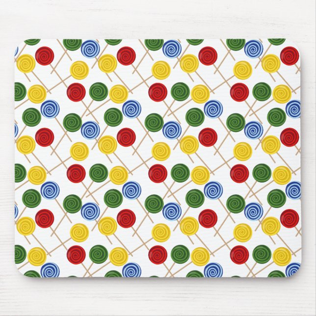 Candy pattern | Lollies pattern | lollipop 21 Mouse Mat (Front)