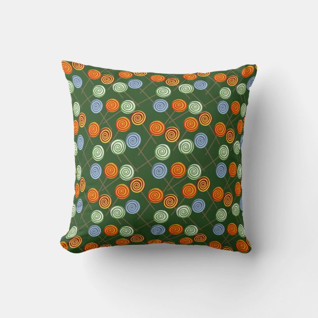 Candy pattern | Lollies pattern | lollipop 22 Cushion (Front)