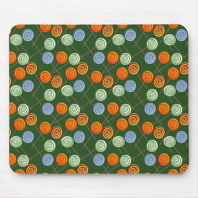 Candy pattern | Lollies pattern | lollipop 22 Mouse Mat (Front)