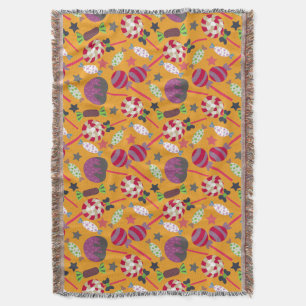 Candy pattern Lollies pattern lollipop 23 Throw Blanket