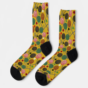 Candy pattern   Lollies pattern   lollipop 25 Thro Socks