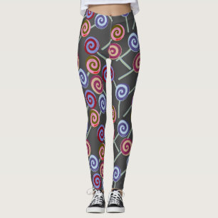 Candy pattern Lollies pattern lollipop 27 Leggings