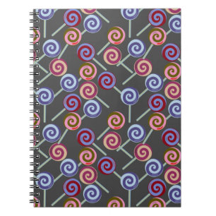 Candy pattern Lollies pattern lollipop 27 Notebook