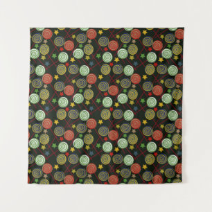 Candy pattern Lollies pattern lollipop 28 Tapestry