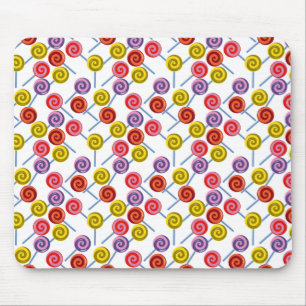 Candy pattern Lollies pattern lollipop 2 Mouse Mat