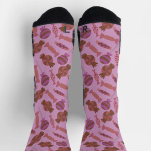 Candy pattern   Lollies pattern   lollipop 34 iPad Socks