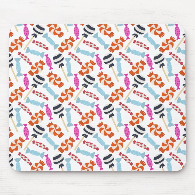 Candy pattern | Lollies pattern | lollipop 35 Mouse Mat (Front)