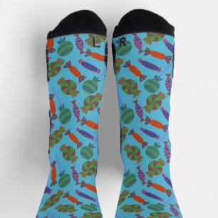 Candy pattern   Lollies pattern   lollipop 36 Wrap Socks