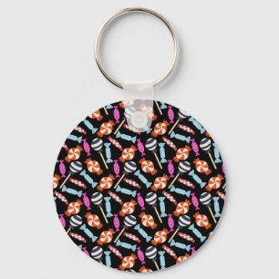 Candy pattern Lollies pattern lollipop 37 Key Ring