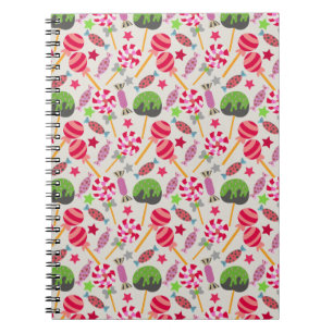 Candy pattern   Lollies pattern   lollipop 38 Notebook