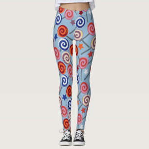 Candy pattern Lollies pattern lollipop 40 Leggings