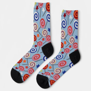 Candy pattern   Lollies pattern   lollipop 40 Thro Socks
