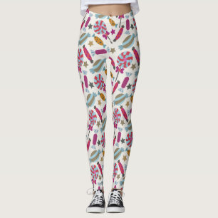 Candy pattern Lollies pattern lollipop 45 Leggings