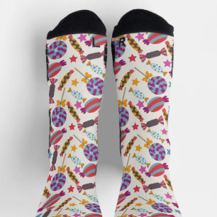 Candy pattern   Lollies pattern   lollipop 46 Squa Socks
