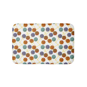 Candy pattern Lollies pattern lollipop 47 Bath Mat