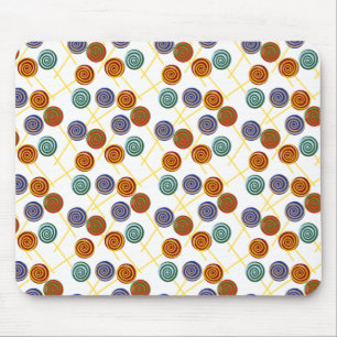 Candy pattern Lollies pattern lollipop 47 Mouse Mat