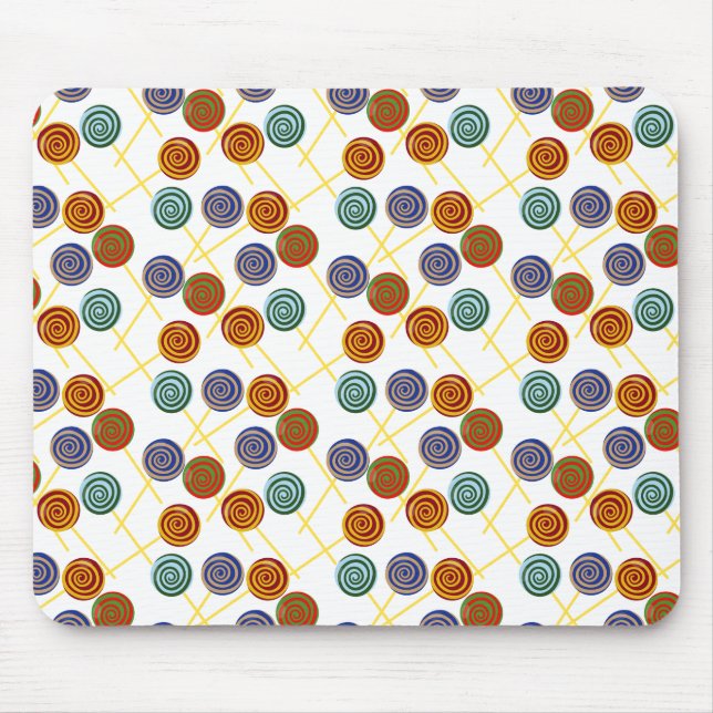 Candy pattern | Lollies pattern | lollipop 47 Mouse Mat (Front)