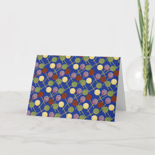 Candy pattern   Lollies pattern   lollipop 4 Card