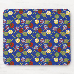 Candy pattern Lollies pattern lollipop 4 Mouse Mat