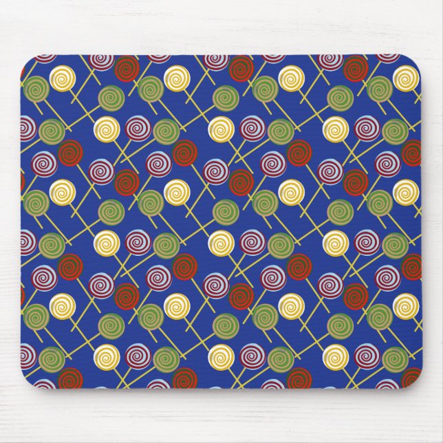 Candy pattern | Lollies pattern | lollipop 4 Mouse Mat (Front)
