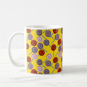 Candy pattern Lollies pattern lollipop 50 Coffee Mug