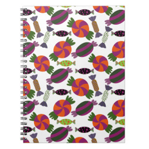 Candy pattern   Lollies pattern   lollipop 51 Notebook