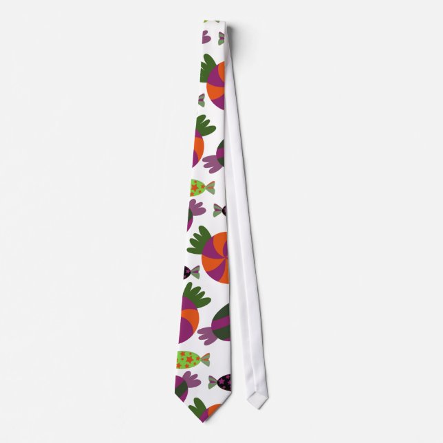Candy pattern | Lollies pattern | lollipop 51 Tie (Front)