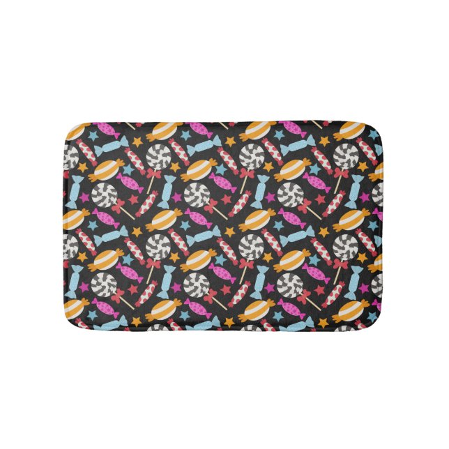 Candy pattern | Lollies pattern | lollipop 56 Bath Mat (Front)