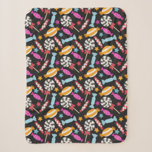 Candy pattern Lollies pattern lollipop 56 Sherpa Blanket