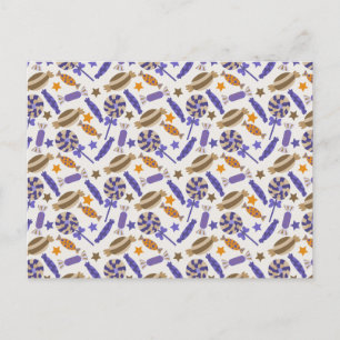 Candy pattern Lollies pattern lollipop 57 Postcard