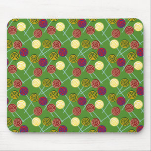 Candy pattern Lollies pattern lollipop 58 Mouse Mat