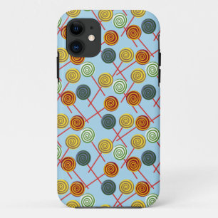 Candy pattern Lollies pattern lollipop 5 iPhone 11 Case