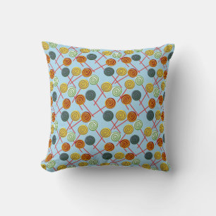 Candy pattern   Lollies pattern   lollipop 5 Cushion