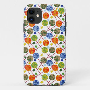 Candy pattern   Lollies pattern   lollipop 61 iPhone 11 Case