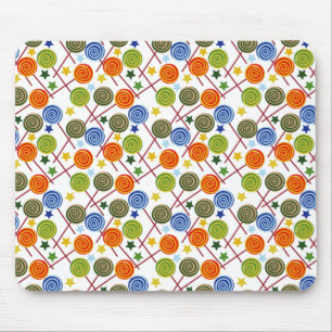 Candy pattern Lollies pattern lollipop 61 Mouse Mat
