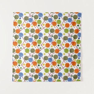 Candy pattern Lollies pattern lollipop 61 Tapestry