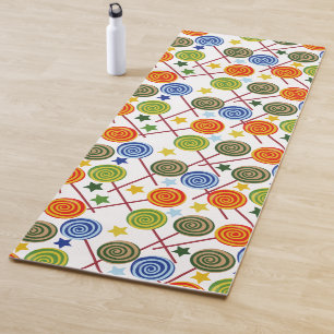Candy pattern Lollies pattern lollipop 61 Yoga Mat