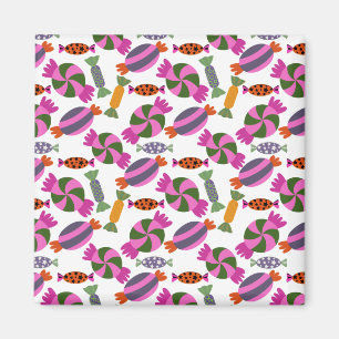 Candy pattern Lollies pattern lollipop 6 Magnet