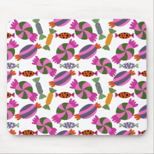 Candy pattern Lollies pattern lollipop 6 Mouse Mat