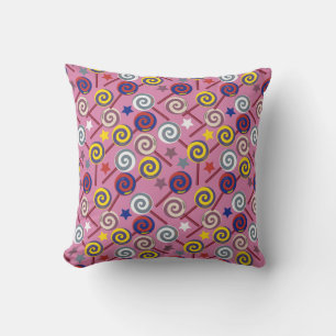 Candy pattern   Lollies pattern   lollipop 7 Cushion