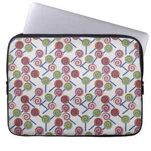 Candy pattern Lollies pattern lollipop 8 Laptop Sleeve