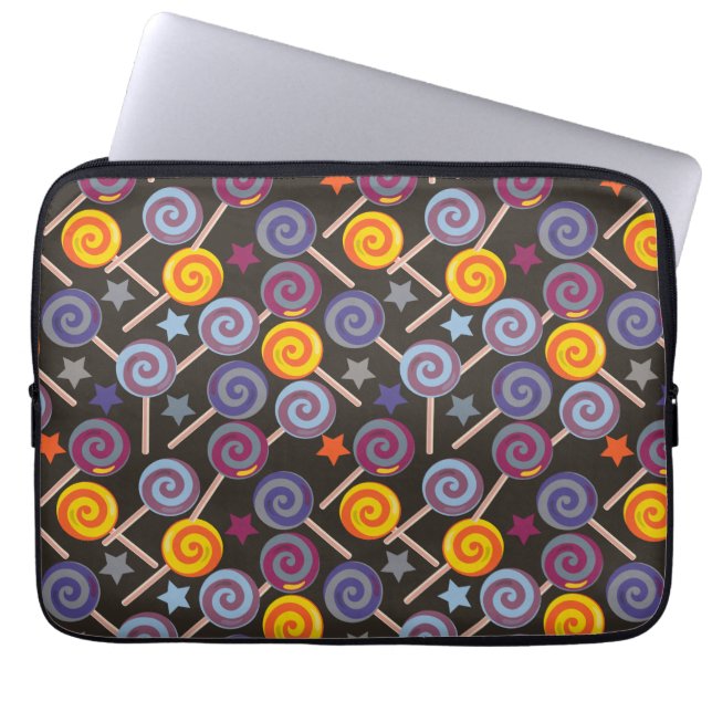 Candy pattern | Lollies pattern | lollipop 9 Laptop Sleeve (Front)