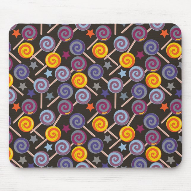Candy pattern | Lollies pattern | lollipop 9 Mouse Mat (Front)