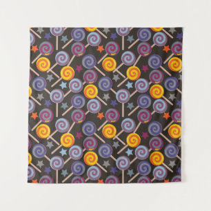 Candy pattern   Lollies pattern   lollipop 9 Tapestry