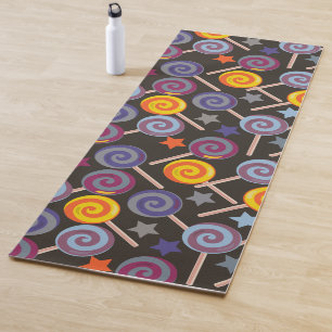 Candy pattern Lollies pattern lollipop 9 Yoga Mat